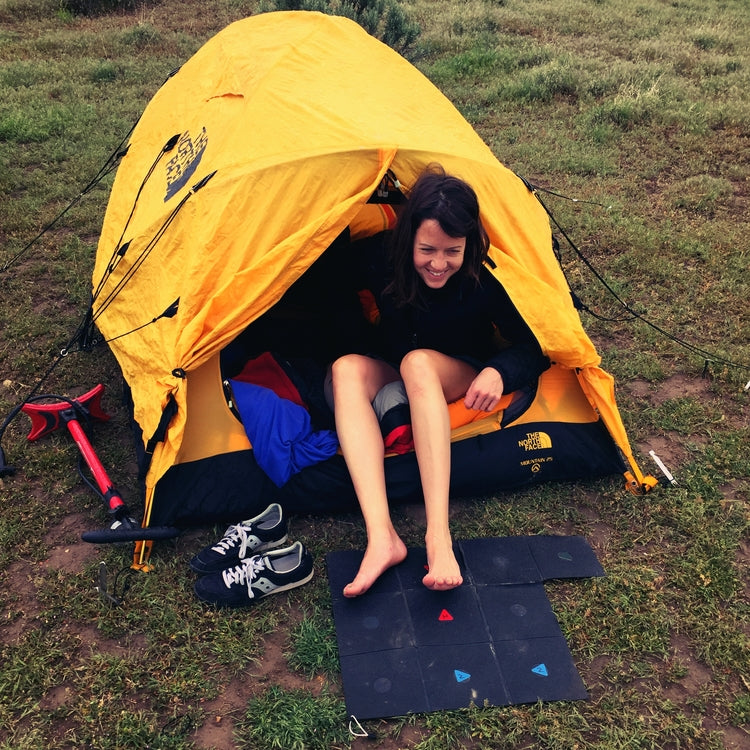 CAMPING WITH THE ADVENTURE MAT